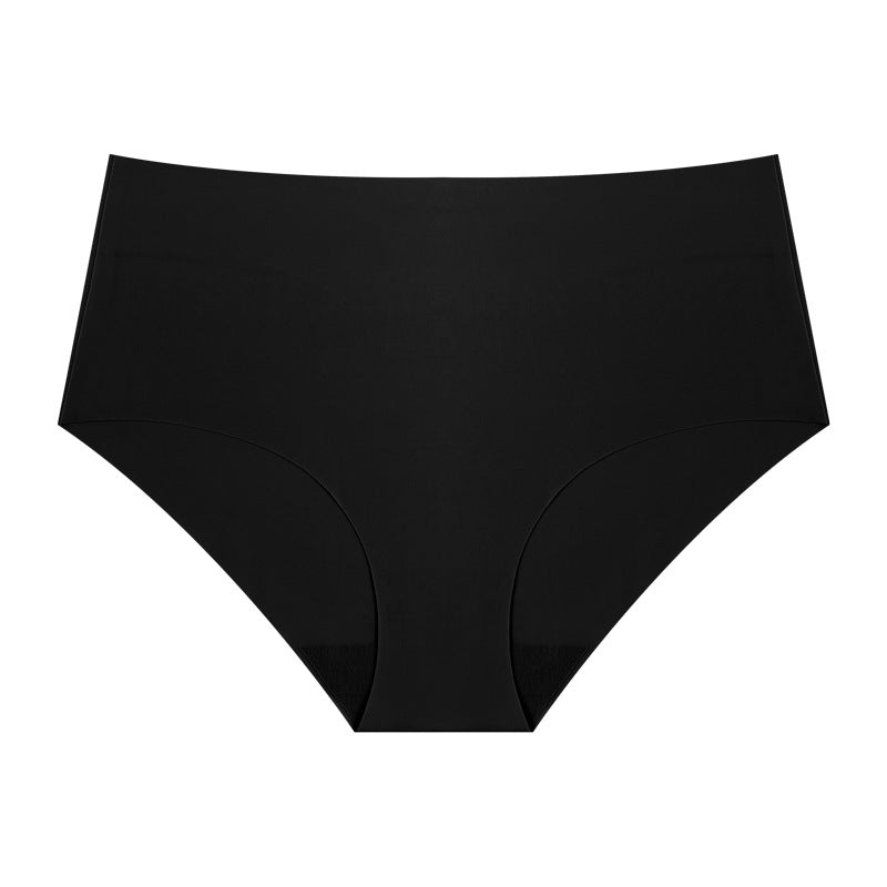 High waist seamless briefs yoga sports comfortable women's underwear women's breathable ice silk underwear