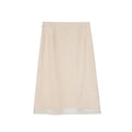 Early spring glitter acetic acid satin high rib mercerized drape skirt