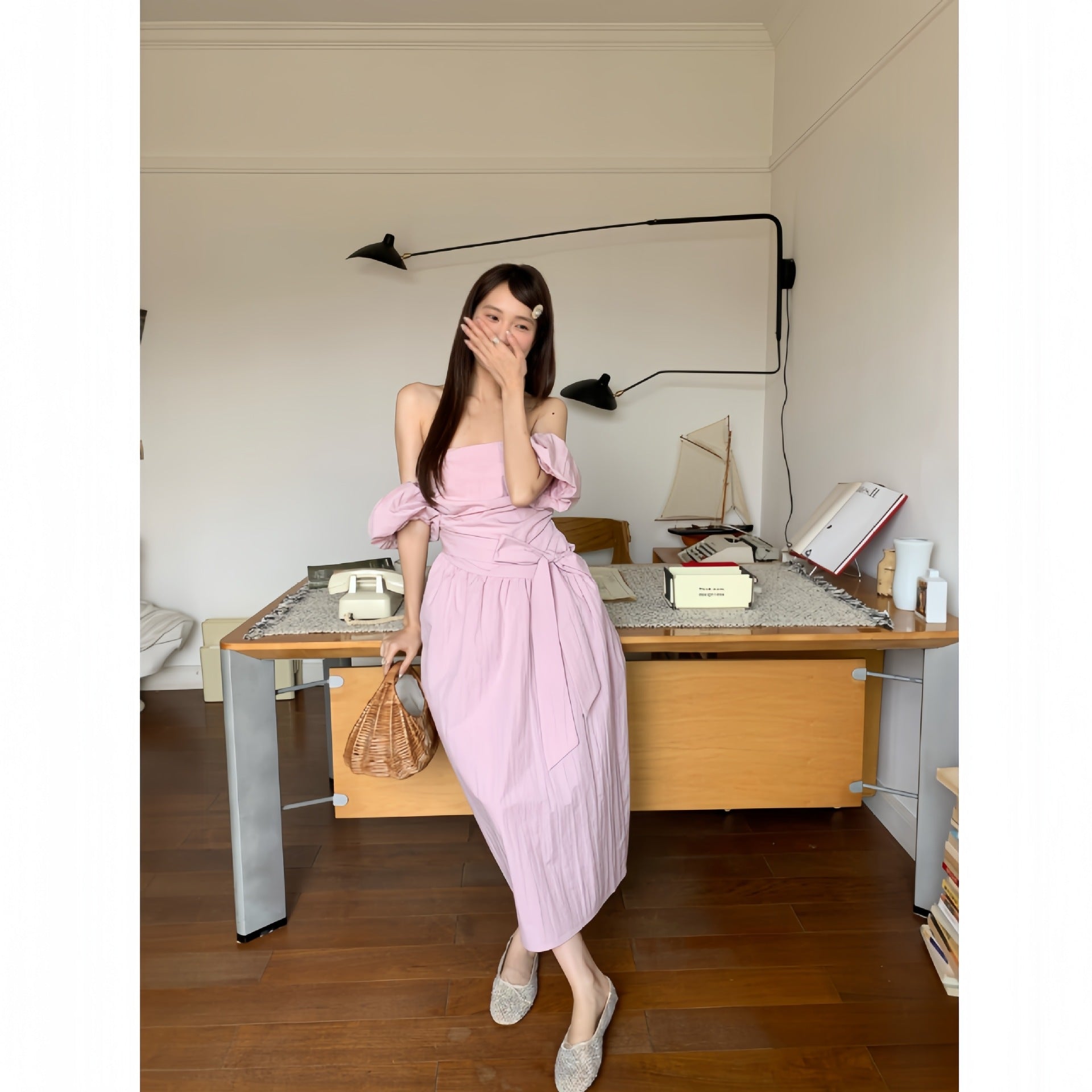 The beautiful fairy dress is pure desire for a bandeau dress
