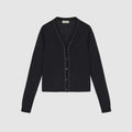 V-Neck Long Sleeve Cardigan Women Regular Fit Cashmere Knit Sweater