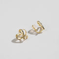 Daily commuting versatile love ear clips women can wear without pierced ears, no need to take off earrings when sleeping, temperament peach heart earrings