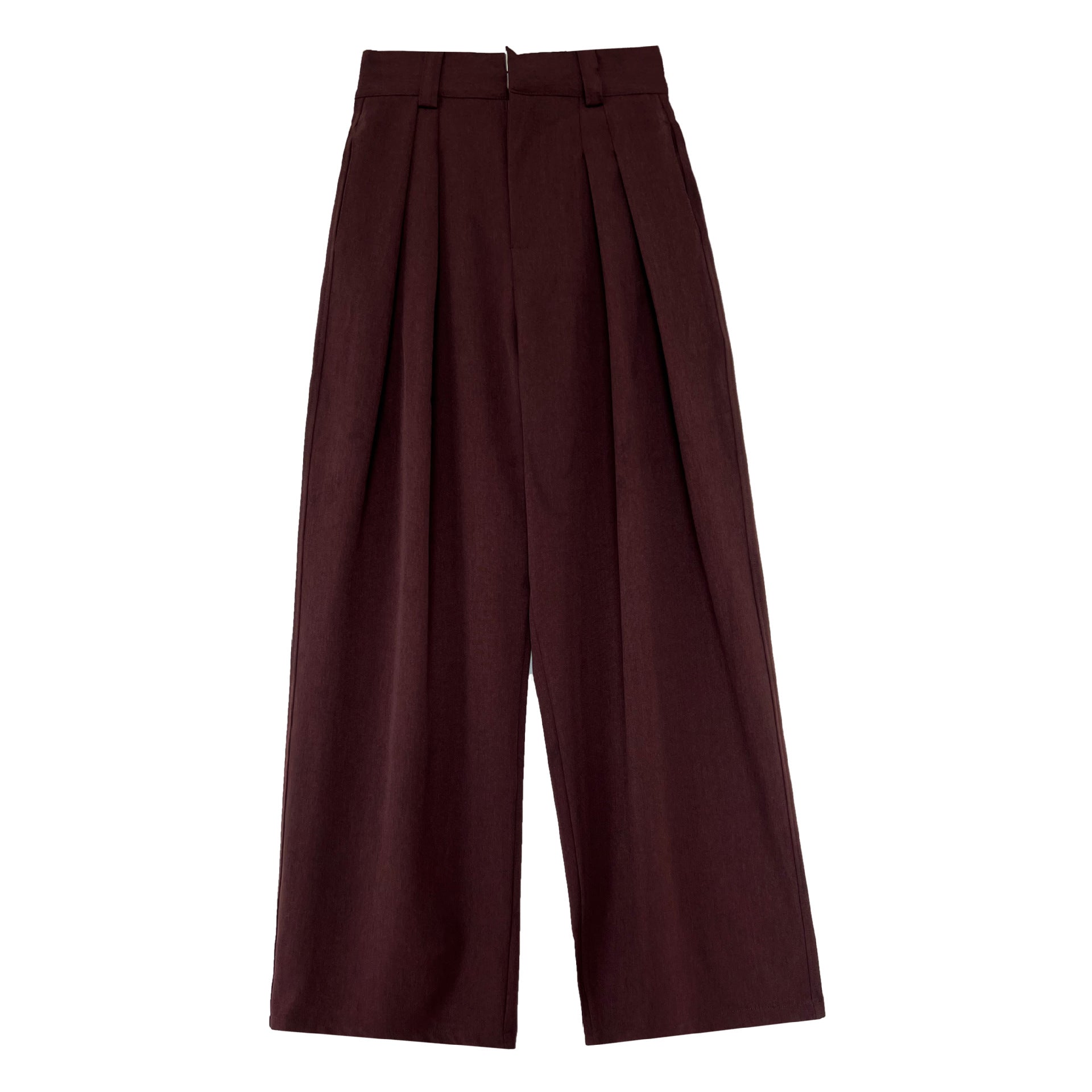 Drape Wide Leg Floor Mopping Suit Pants