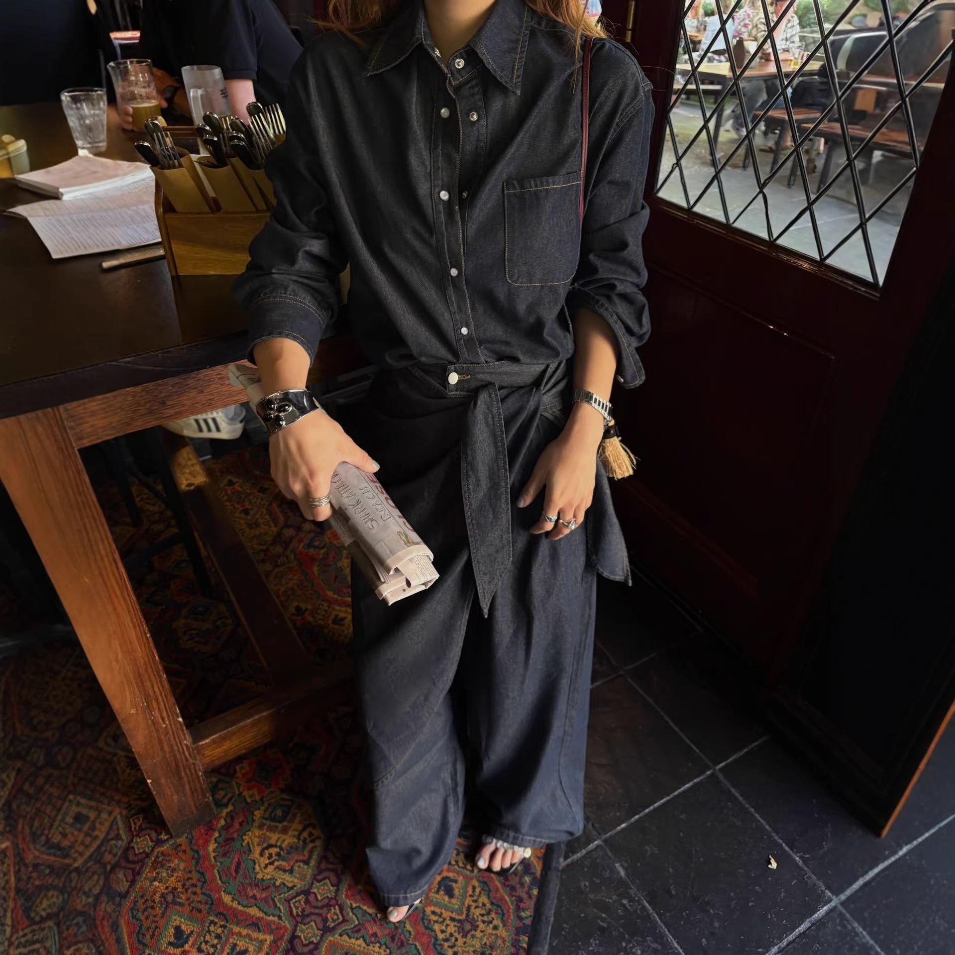 Denim Long Sleeve Shirt