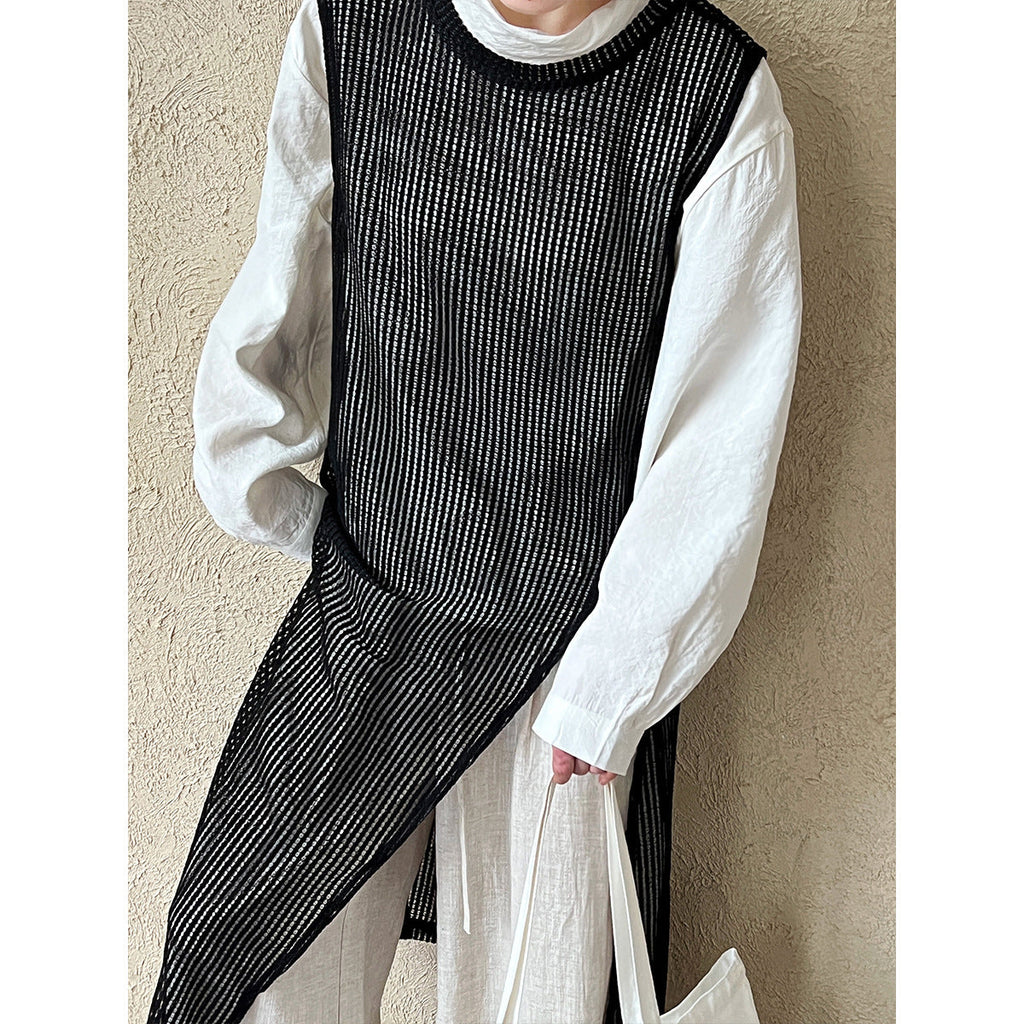 Korean style design cutout slit tank dress - women's spring/summer new arrival - versatile outerwear cover-up