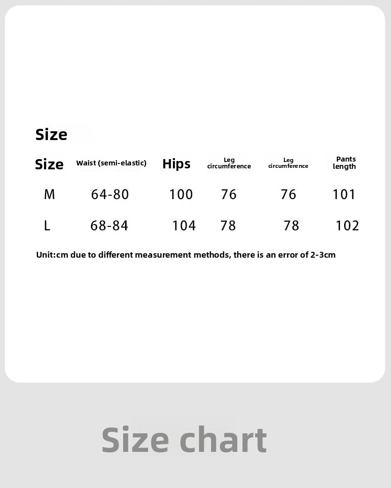 High waist, thin and loose, versatile wide-leg pants for women