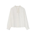 French Casual Loose Tencel Hemp Daily Versatile Long Sleeve Shirt Women