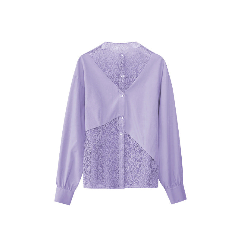 French Lace Trim Cardigan