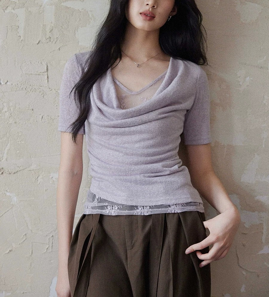 Lace Knit Sweater