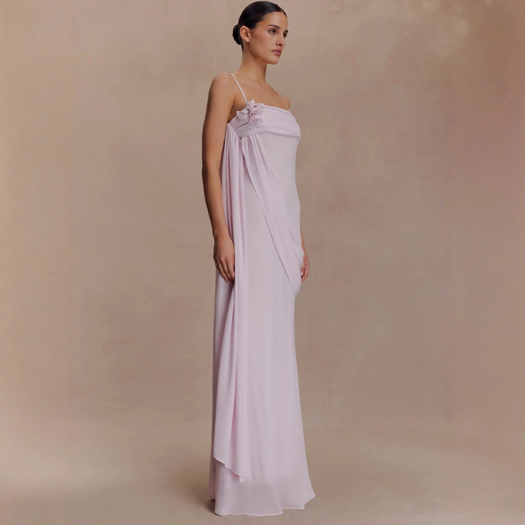 Fashion French streamer gauze suspender dress sexy dress