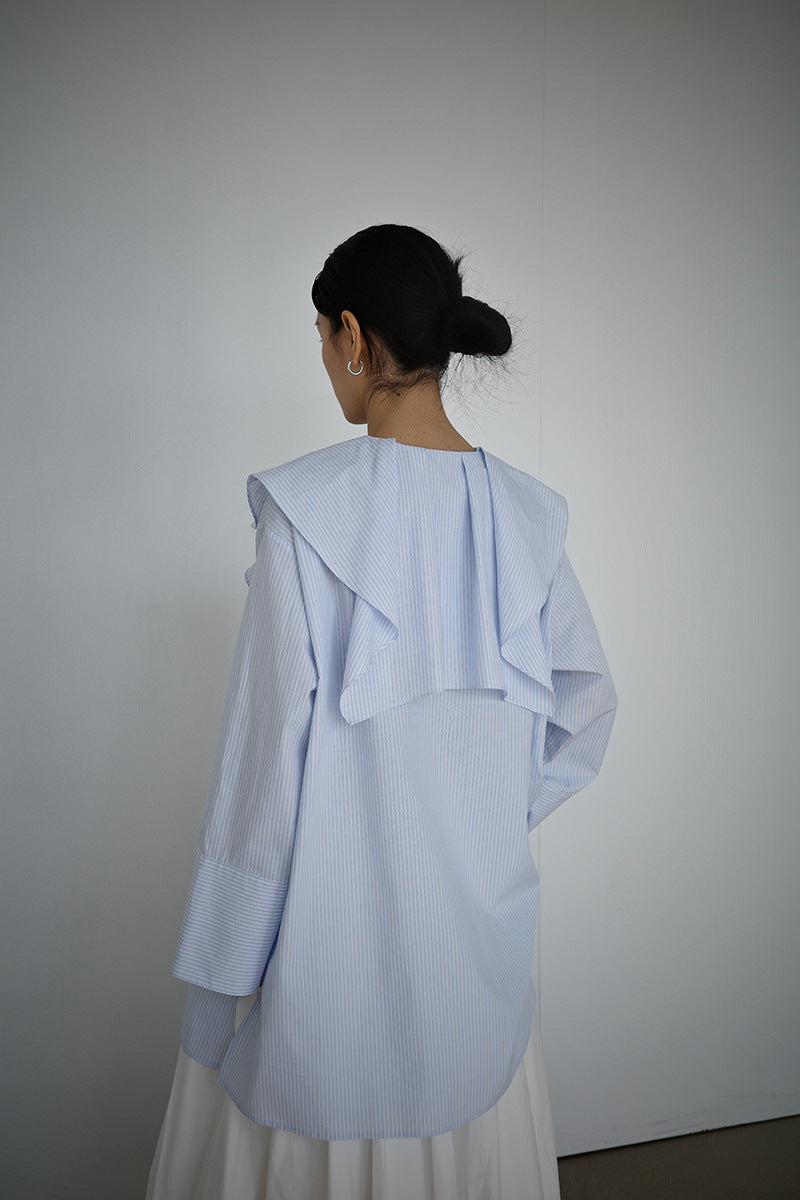 New Japanese loose and thin silhouette top