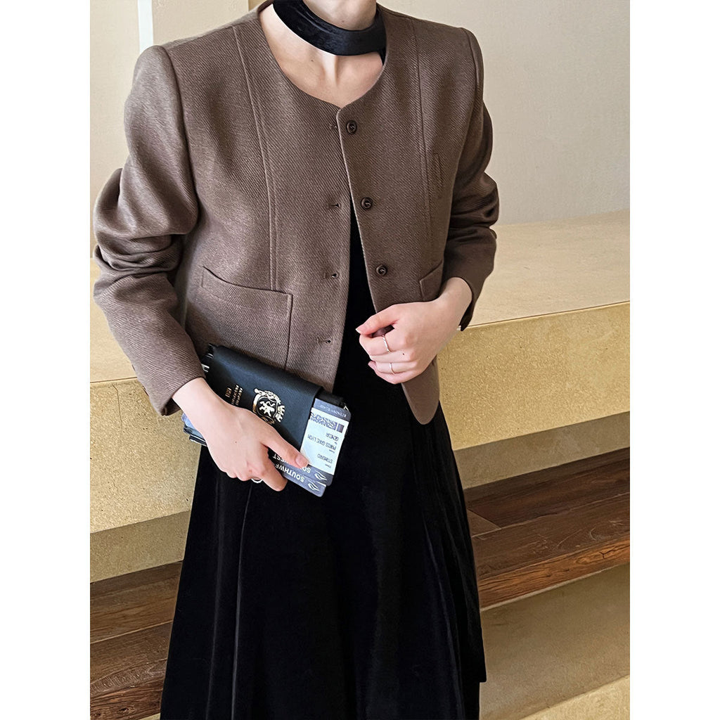 French Xiaoxiangfeng jacket short