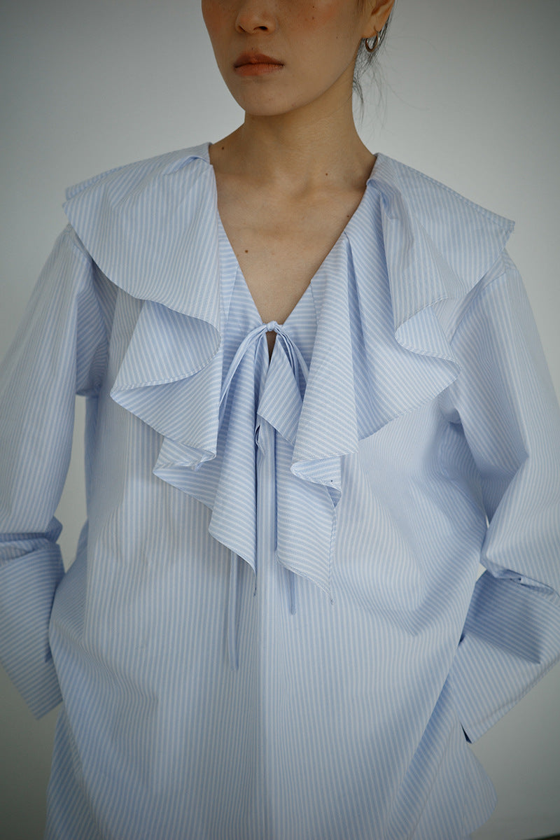 New Japanese loose and thin silhouette top