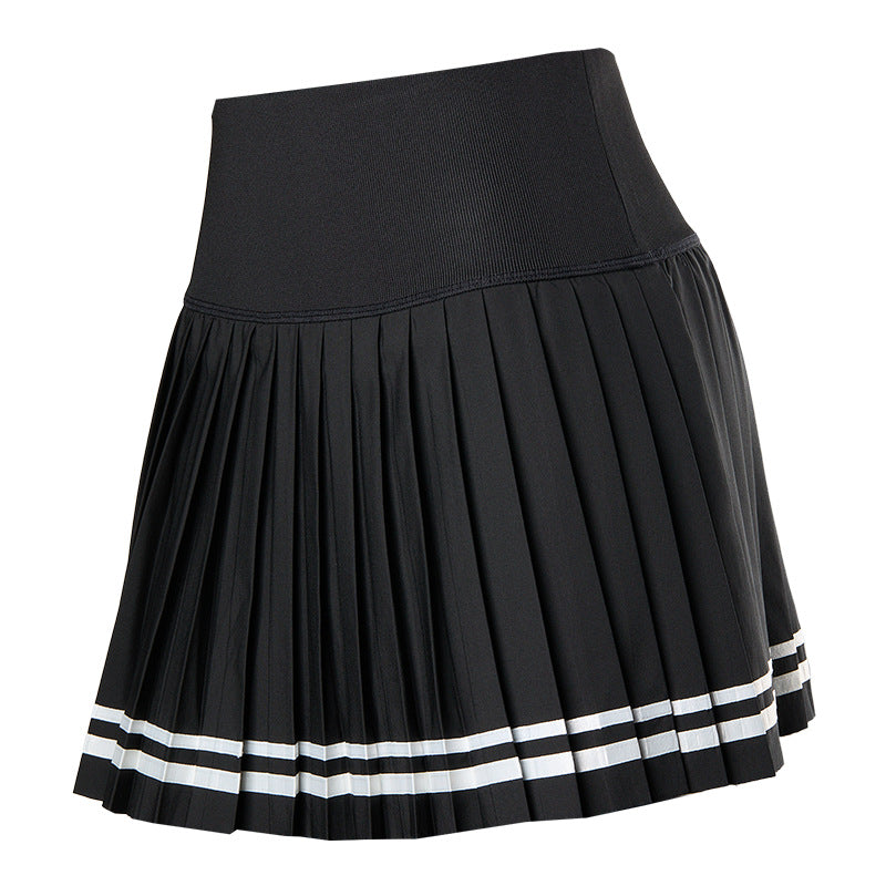 Women's Tennis Skirt Quick-Drying Sports Pleated Skirt with Shorts Fitness Yoga