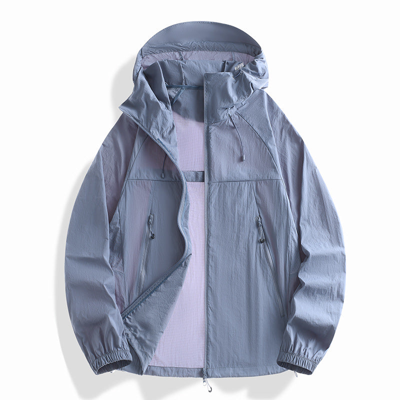 UV Protection Jacket Women Men Lightweight Hooded Sun Protection Outdoor