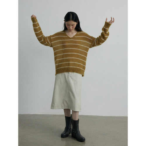 Autumn new casual high-waisted retro old-fashioned versatile straight tube medium and long leather skirt