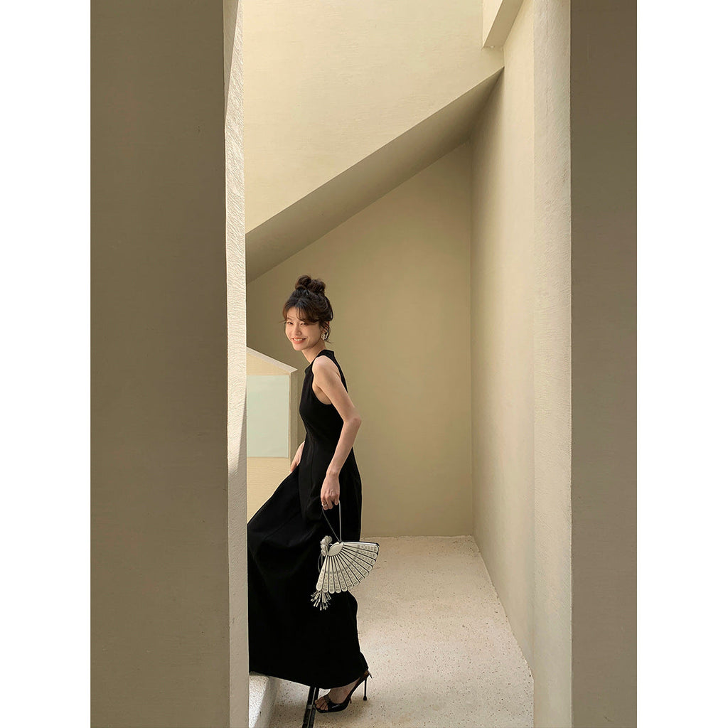 Korean version casual sleeveless dress