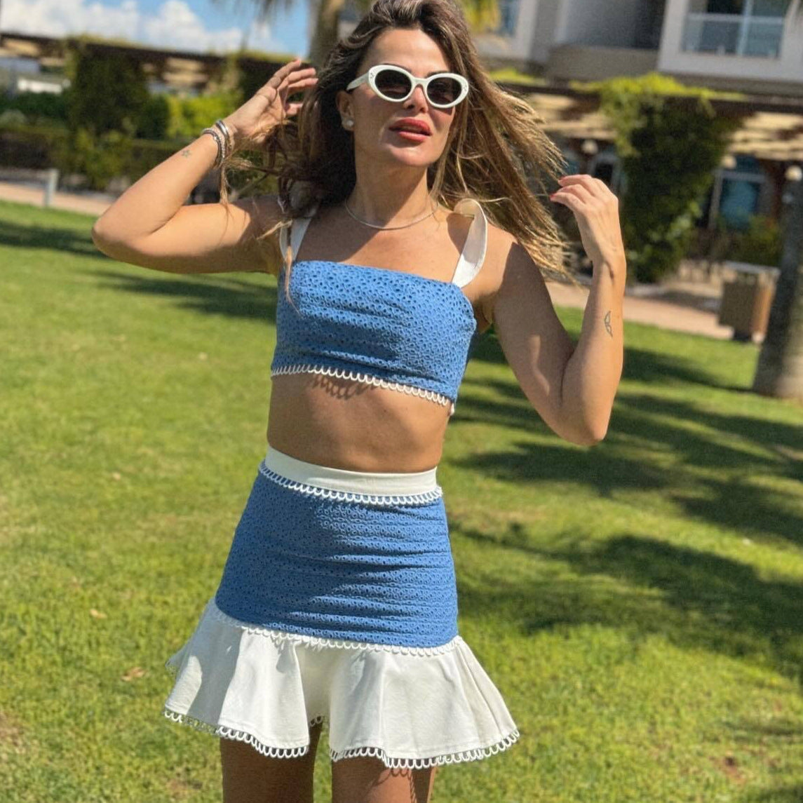 Resort-style hottie skirt two-piece set