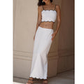 New fashionable sexy Spice Girl slim suspender top skirt set two-piece set