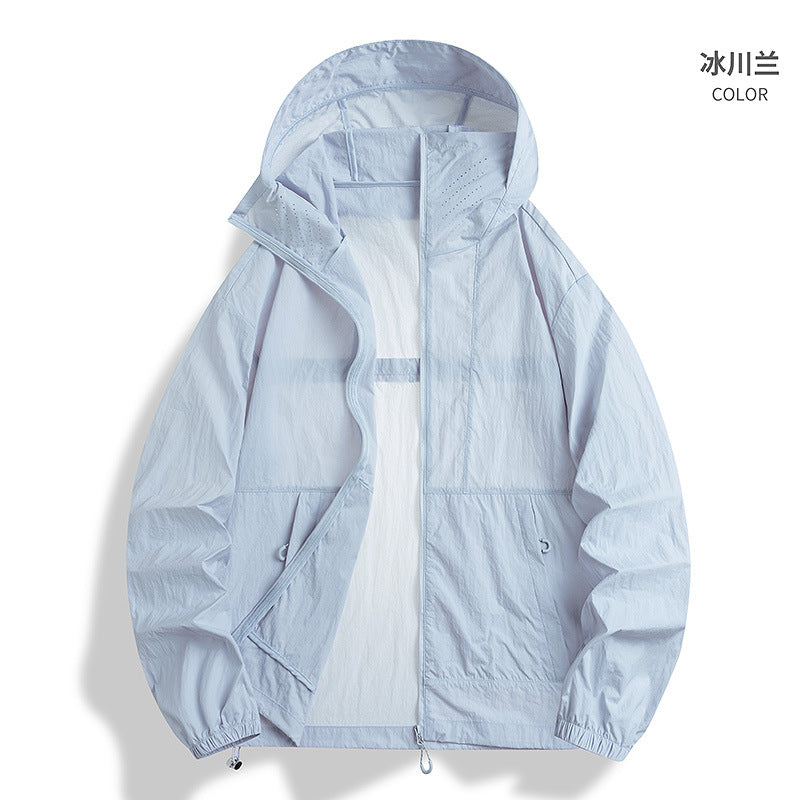 UV Protection Jacket Women Men Lightweight Hooded Sun Protection Outdoor