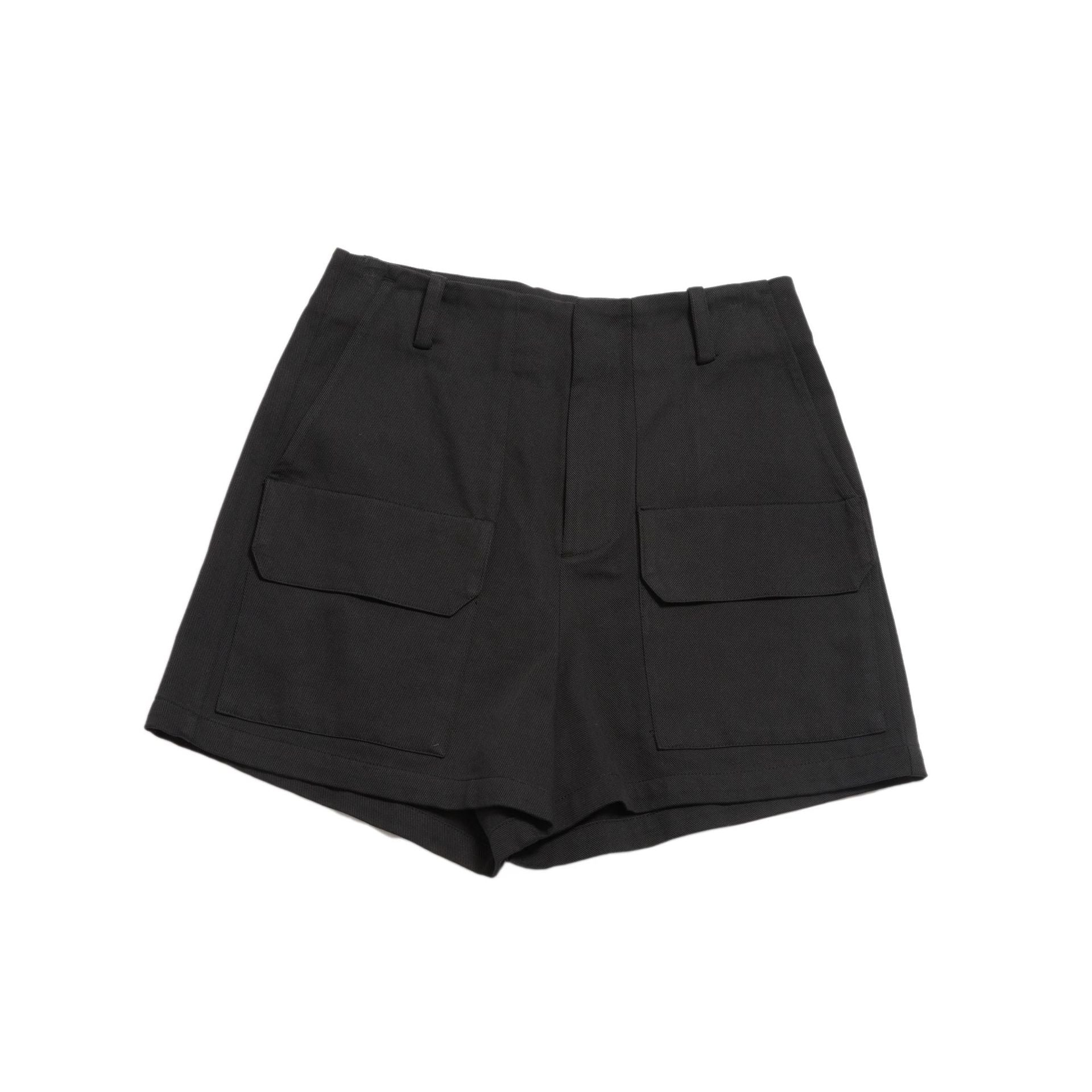 Summer new casual high-waisted French hemp retro versatile tooling shorts casual pants
