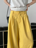 Korean version of wide-leg pants women's summer new drooping straight-leg pants loose casual mopping long pants 5115