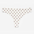 Traceless underwear sticker nylon printing breathable quick-drying low-waist ice silk seamless underwear women