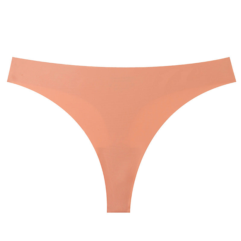 Cross-border seamless ice silk low-rise underwear women's bikini breathable quick-drying invisible sports yoga women's underwear