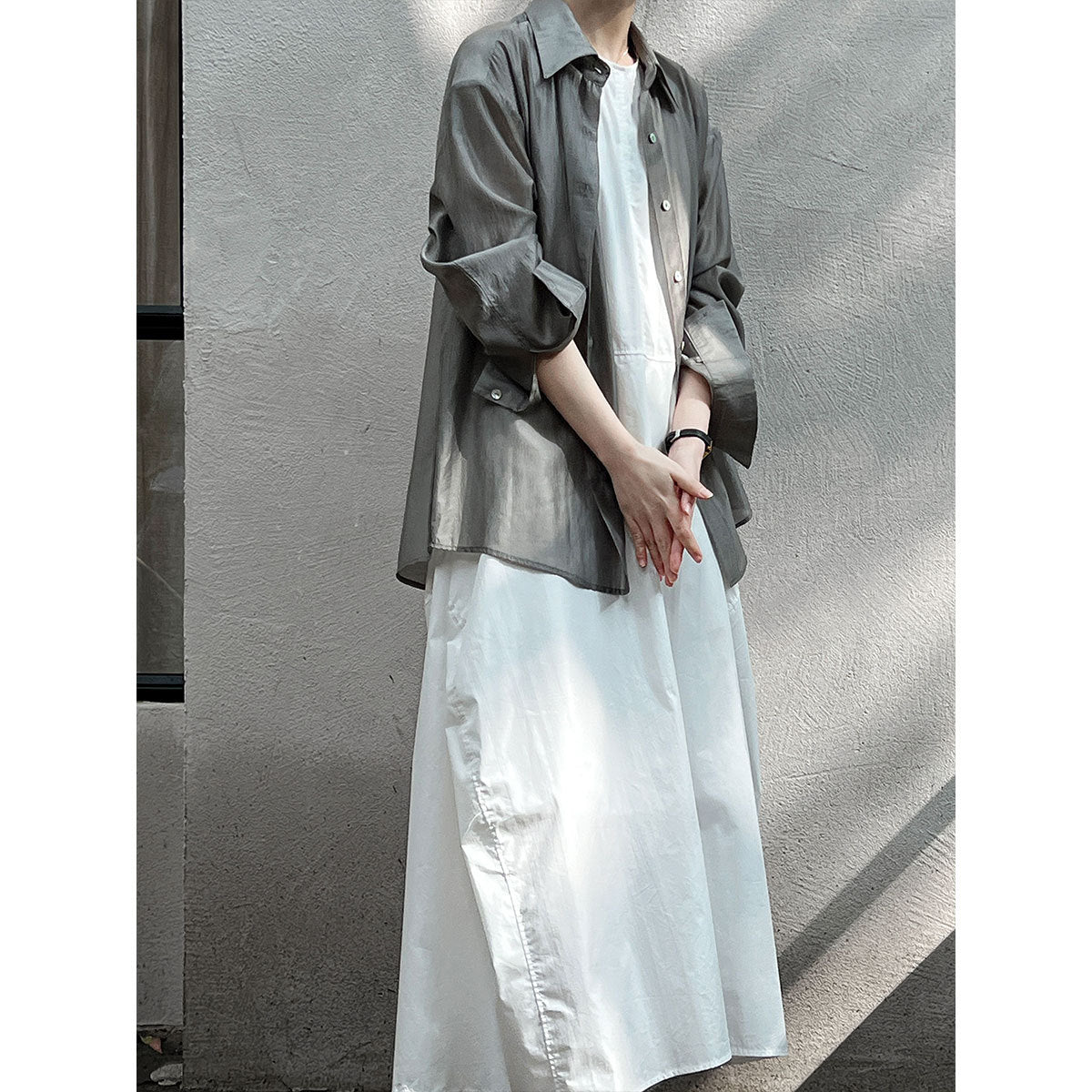 Chinese Style Tencel Sunscreen Loose Top