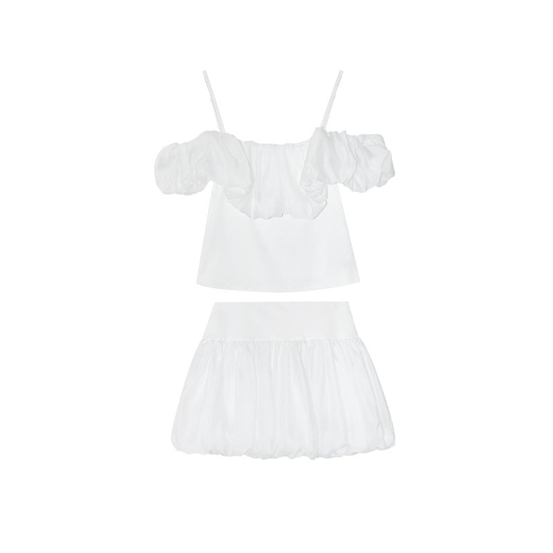 Spice girl wind bud y2k fashion group suit short skirt + suspender