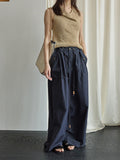 Light dry drawstring straight thin casual pants