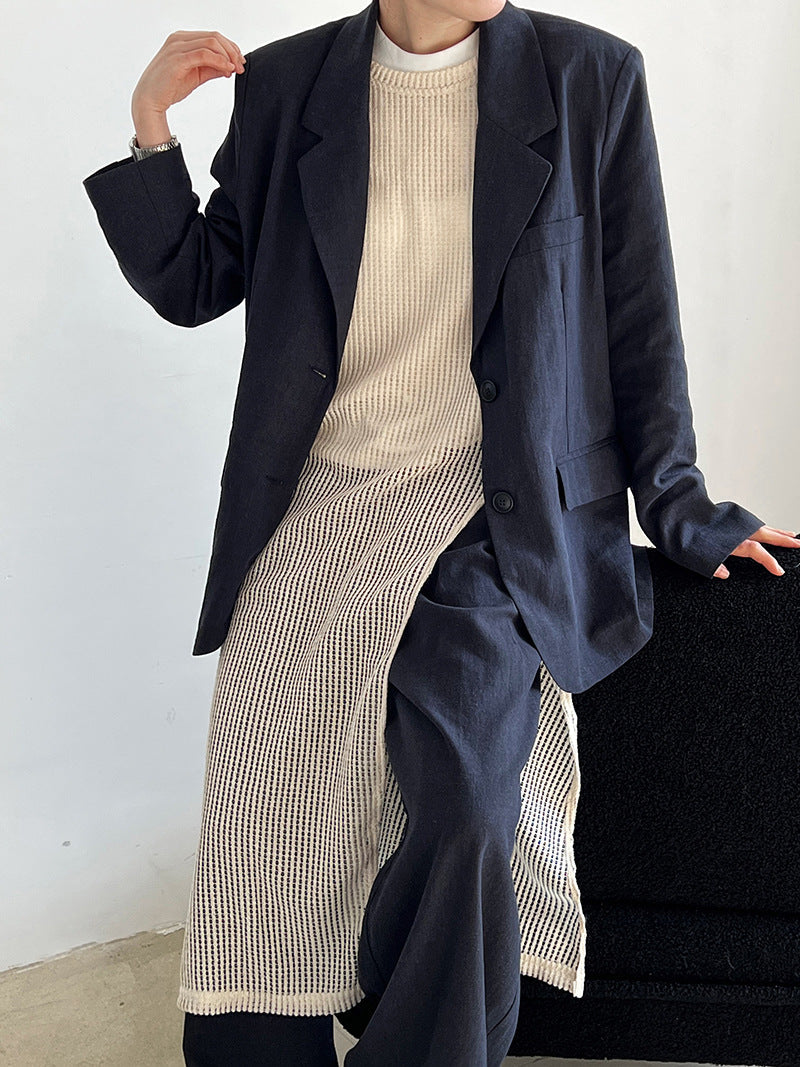 Korean style design cutout slit tank dress - women's spring/summer new arrival - versatile outerwear cover-up