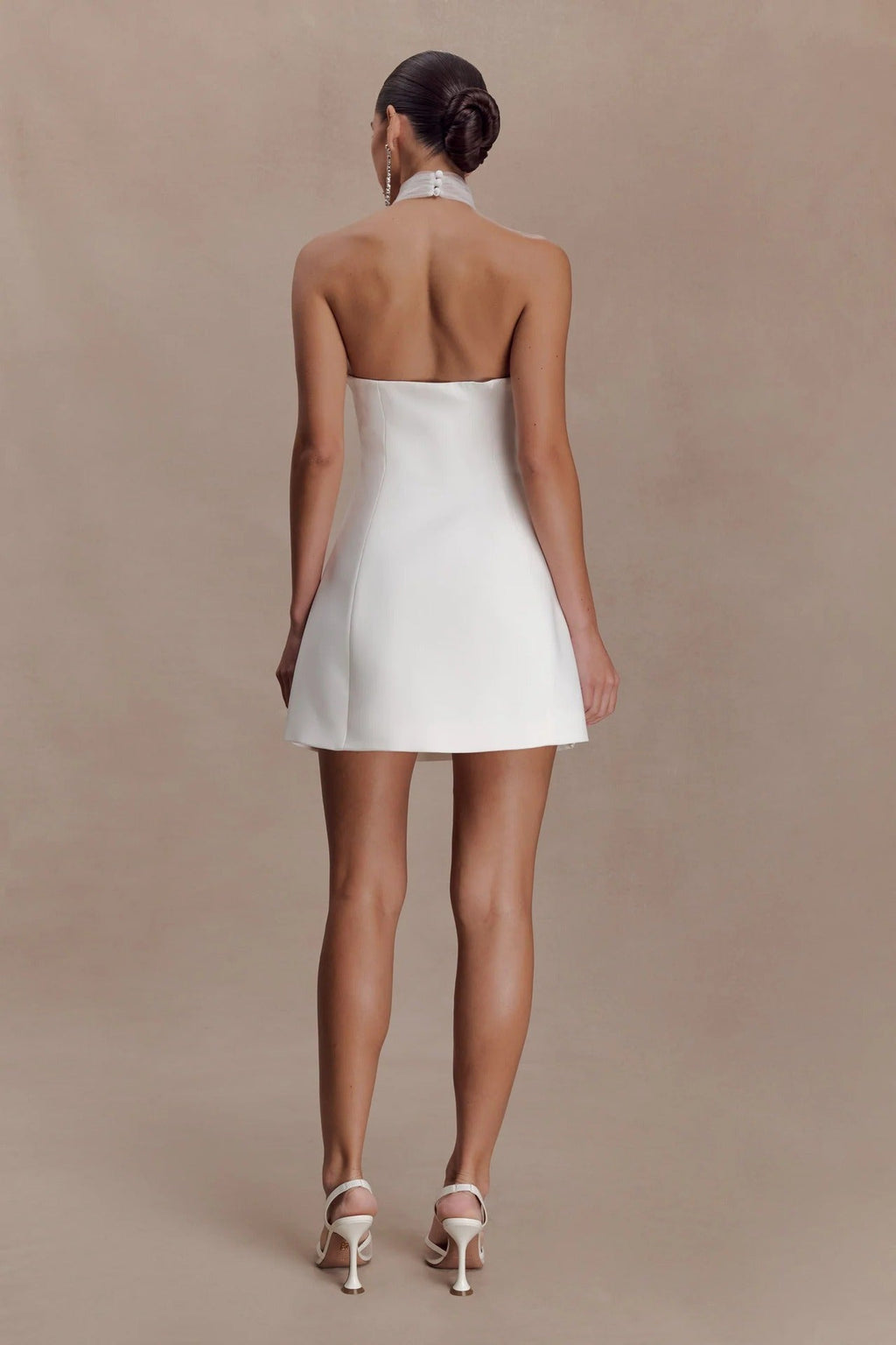 Sexy waist hanging short skirt slim resort style dress evening dress