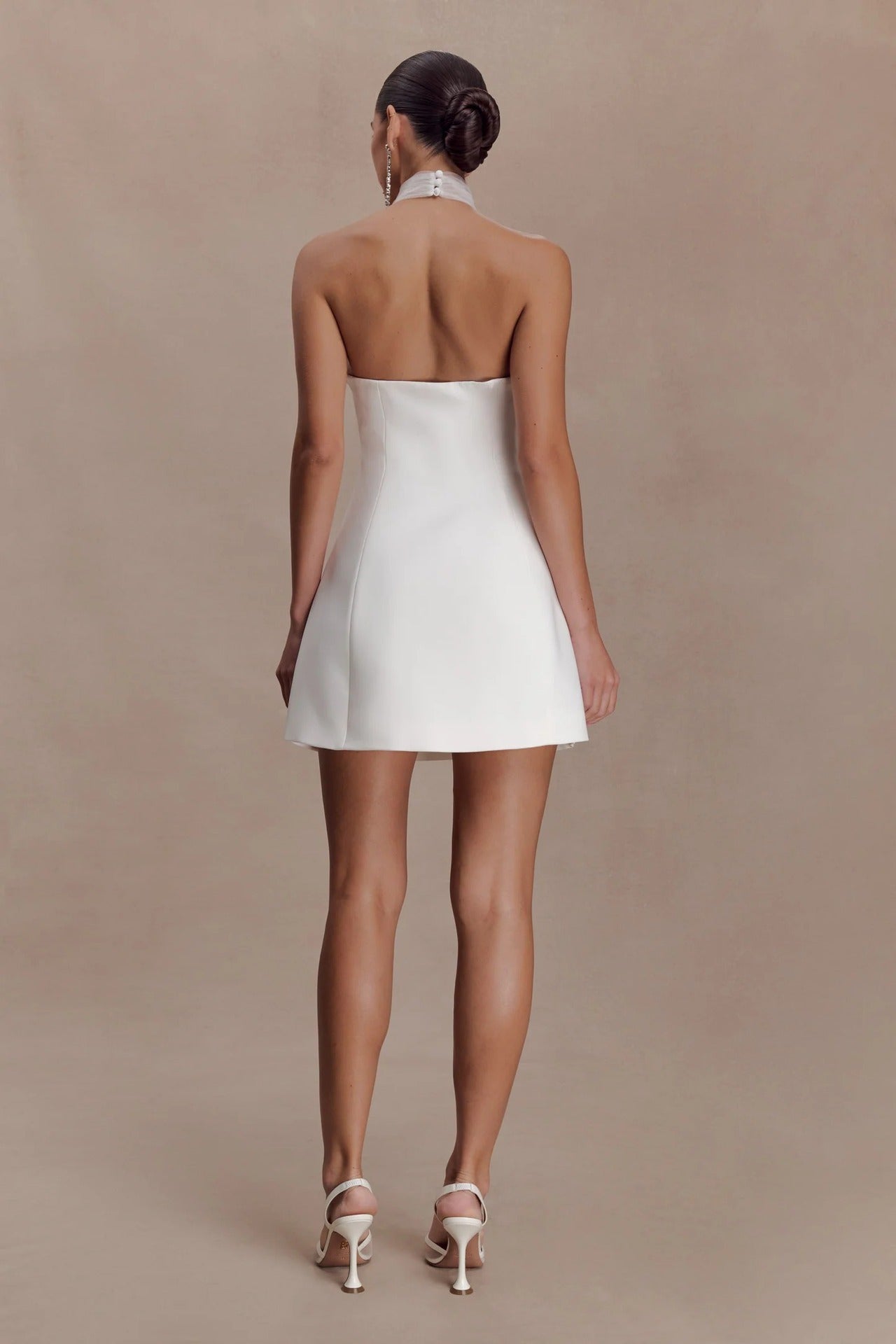 Sexy waist hanging short skirt slim resort style dress evening dress