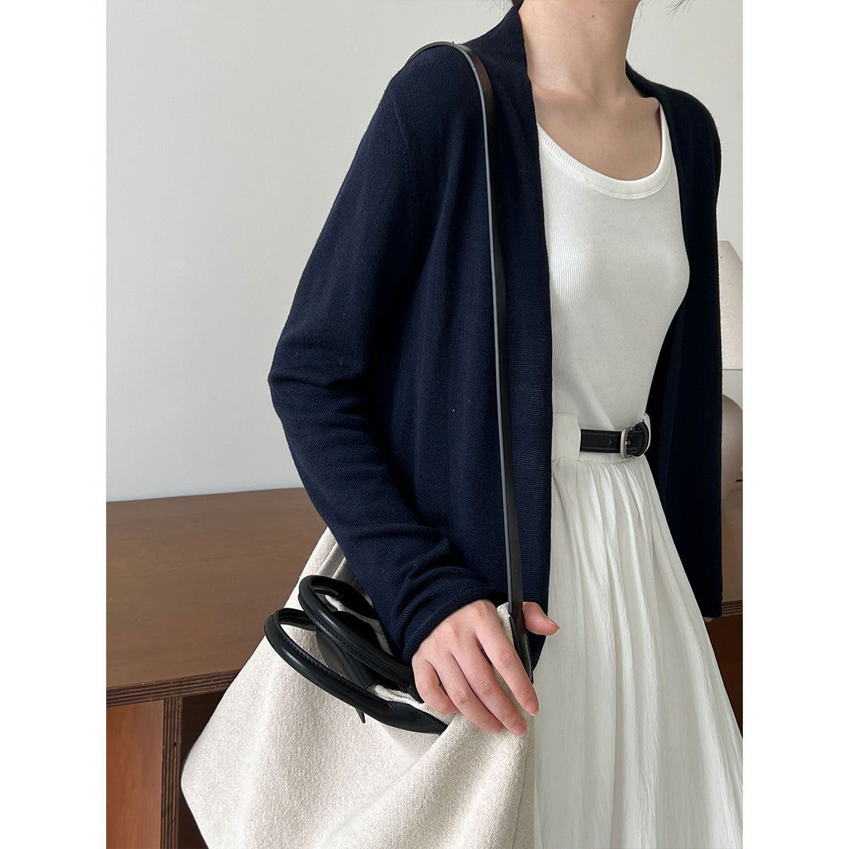 Lazy style casual loose knitted cardigan women's autumn new outerwear soft and glutinous comfort jacket
