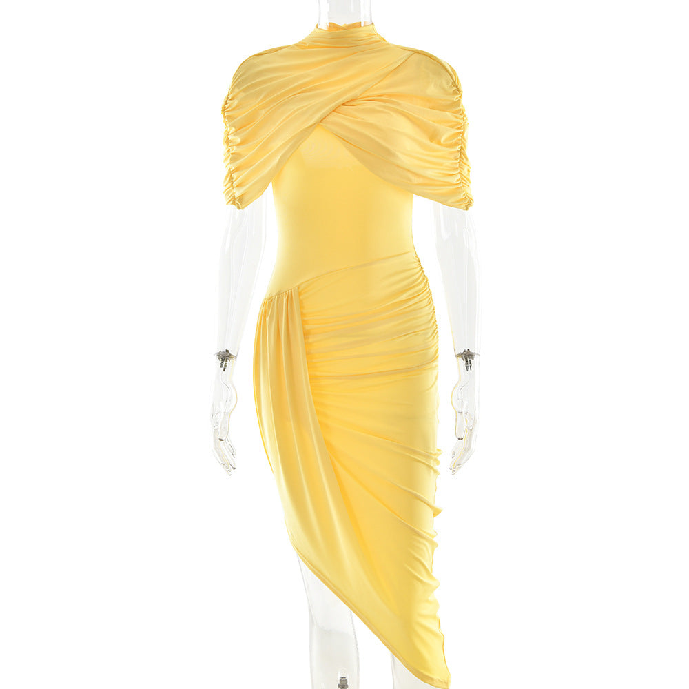 Two-Piece Backless Maxi Dress Set