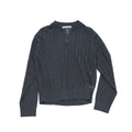 Autumn new casual cool hemp silk hole-picking polo collar thin micro-transparent knitted jumper