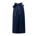 Back split strap high waist hip-wrapped denim dress