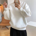 Stylish space cotton sweater spring and autumn thin design sense loose ins lazy wind air layer top