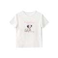 Sweet age-reducing girly style cartoon print cute short-sleeved T-shirt