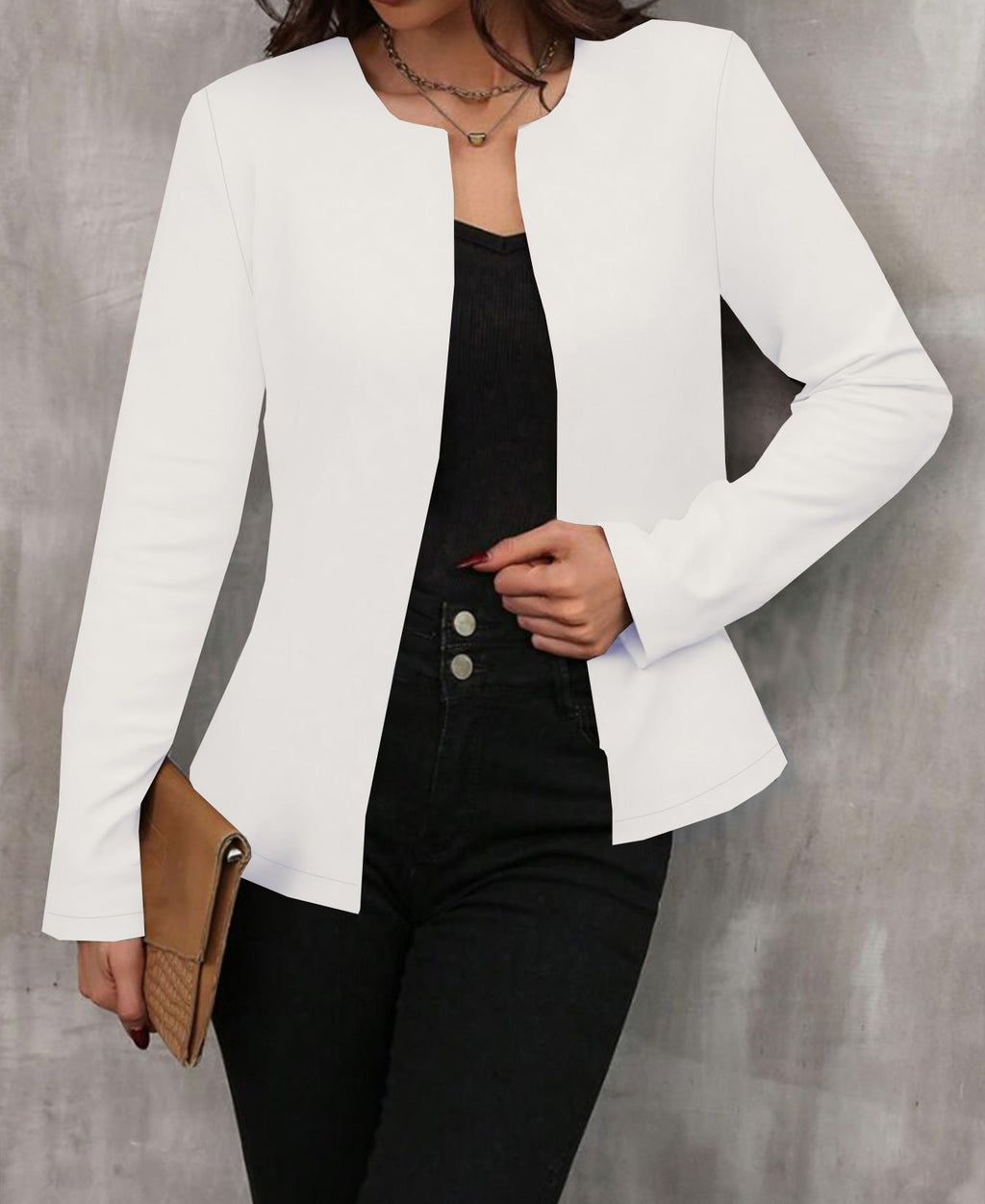 Popular fashion casual women's slim jacket
