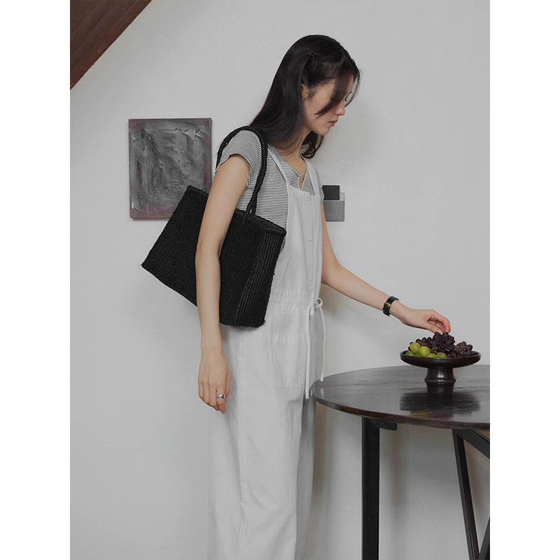 Wide Leg Adjustable Overalls