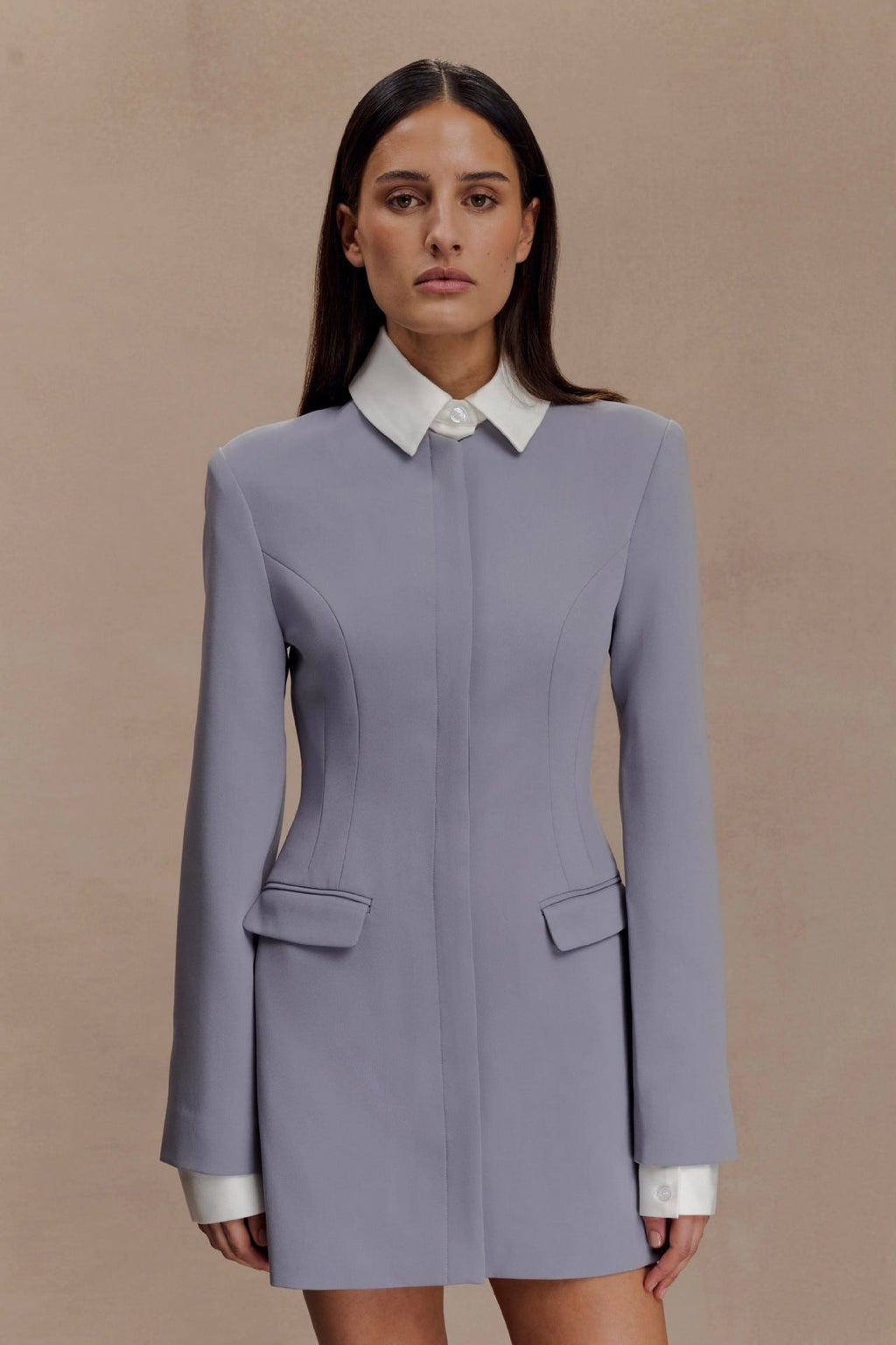 Fashion French small fragrant style suit short skirt slim waist autumn and winter dress