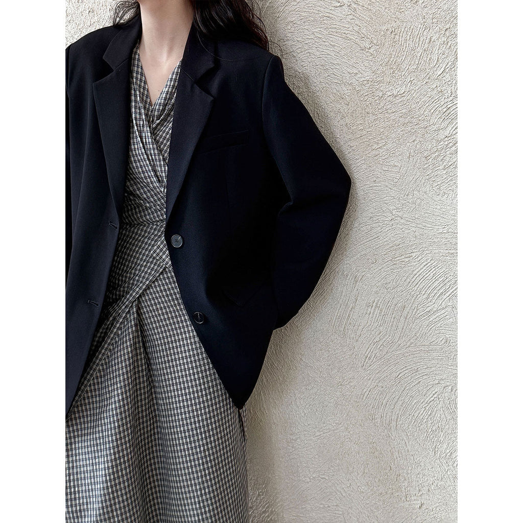 Drop Back Split Casual Suit Top