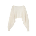 Temperament coat buckle-free long-sleeved sweater cardigan