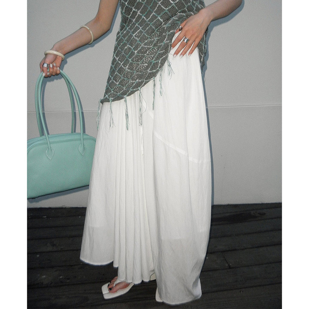 Flax pendulum skirt skirt