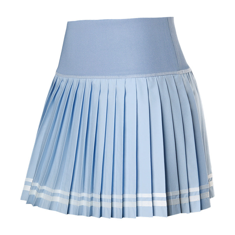 Women's Tennis Skirt Quick-Drying Sports Pleated Skirt with Shorts Fitness Yoga