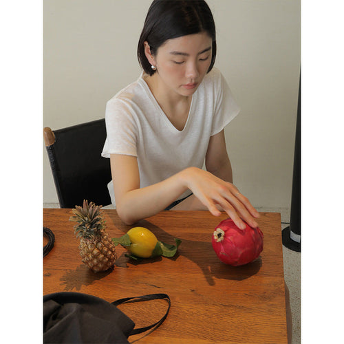 Back cloth embroidered chicken heart collar soft skin-friendly short sleeves