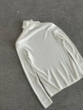 Korean stacked turtleneck knitted sweater bottoming sweater women's autumn and winter slim and thin wool top