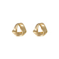 Korean jewelry simple temperament personalized stud earrings women's light luxury niche high-end pearl earrings earrings