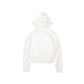 Autumn new casual solid color all-wool simple versatile hooded knitted jumper